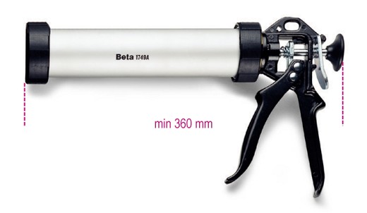 Pistola Per Sigillante Modello Professionale Tubo In Alluminio, Per Cartucce E Sacchetti.