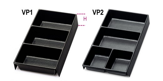 Termoformati Portaminuterie In Materiale Plastico Per Tutti I Modelli Di Cassettiere: C22s, C23s, C23sc